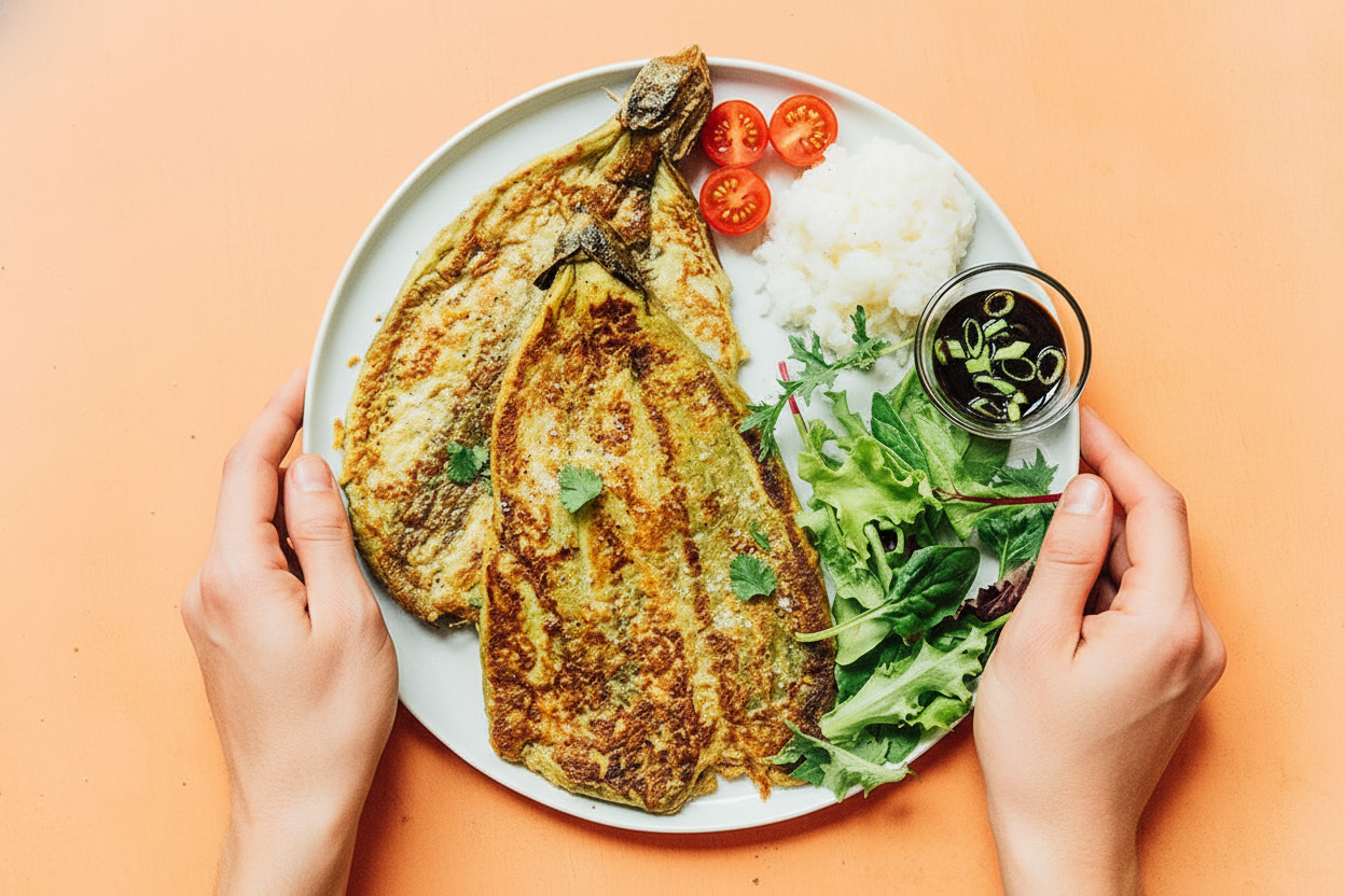 Tortang Talong | Filipino Eggplant Omelet