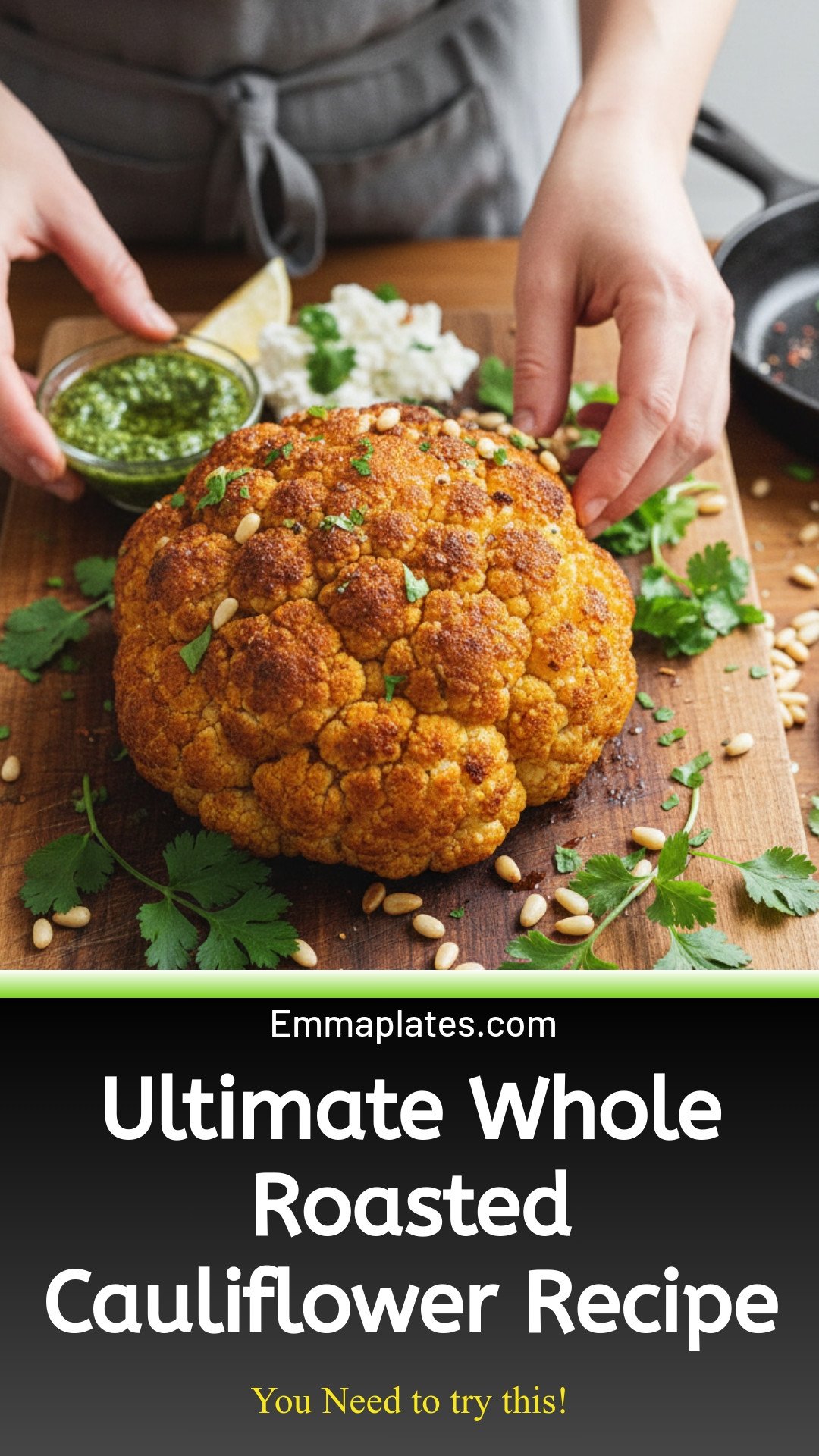 Ultimate Whole Roasted Cauliflower