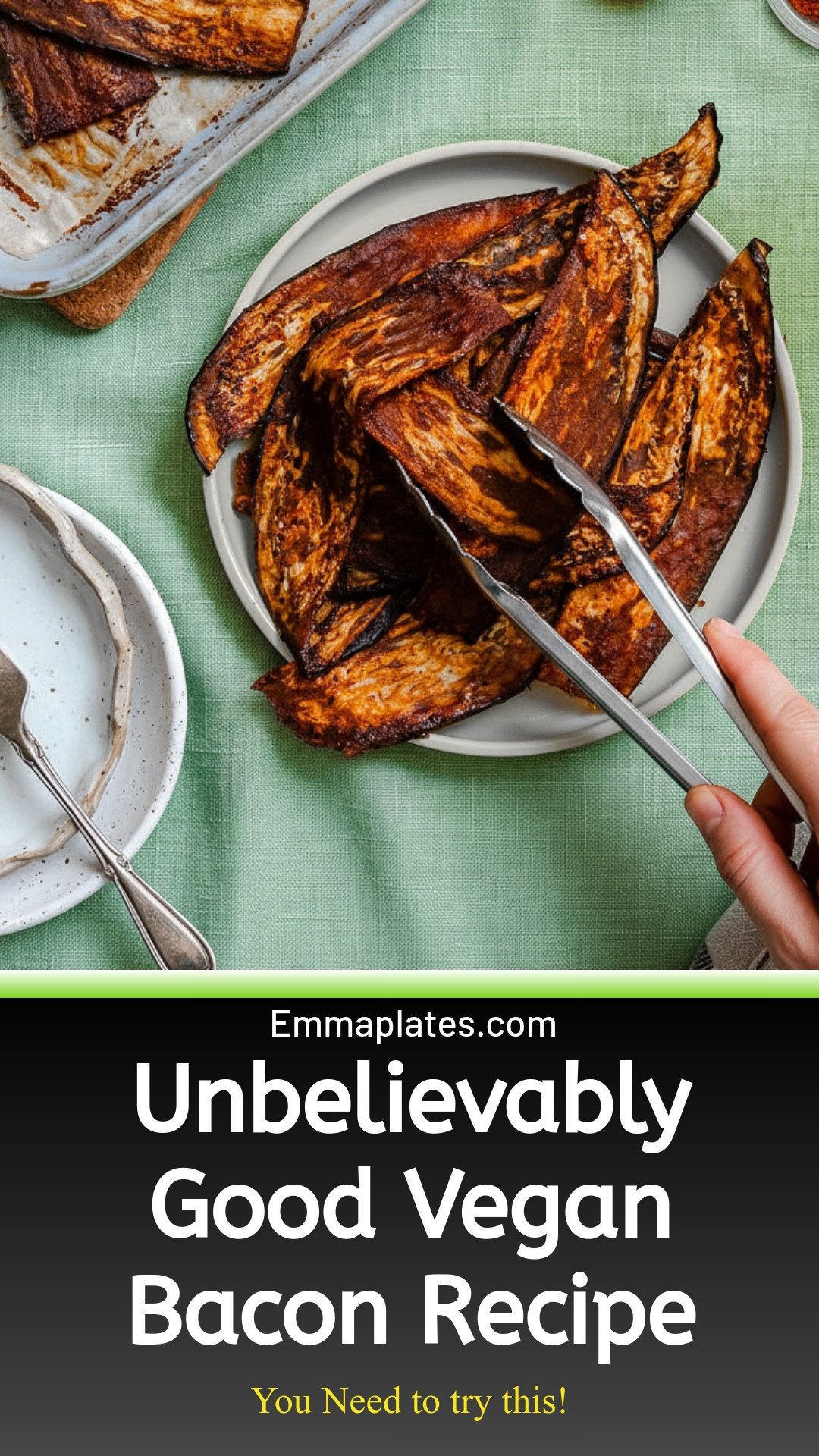 This vegan bacon is unbelievably good...