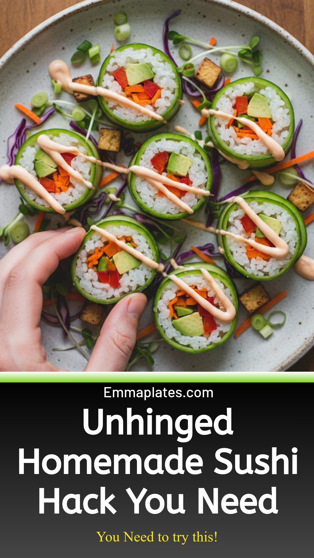 My unhinged homemade sushi hack