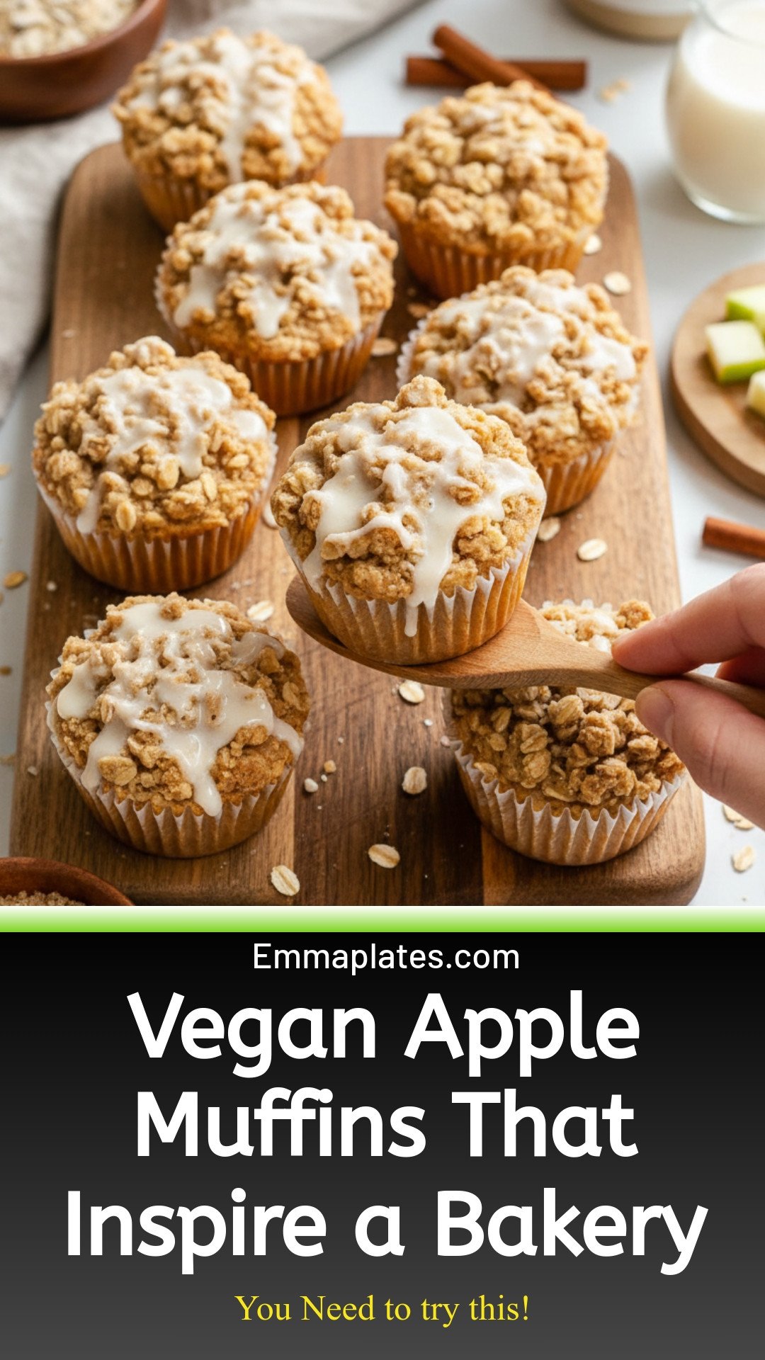 The vegan apple muffins that make me want to open a bakery