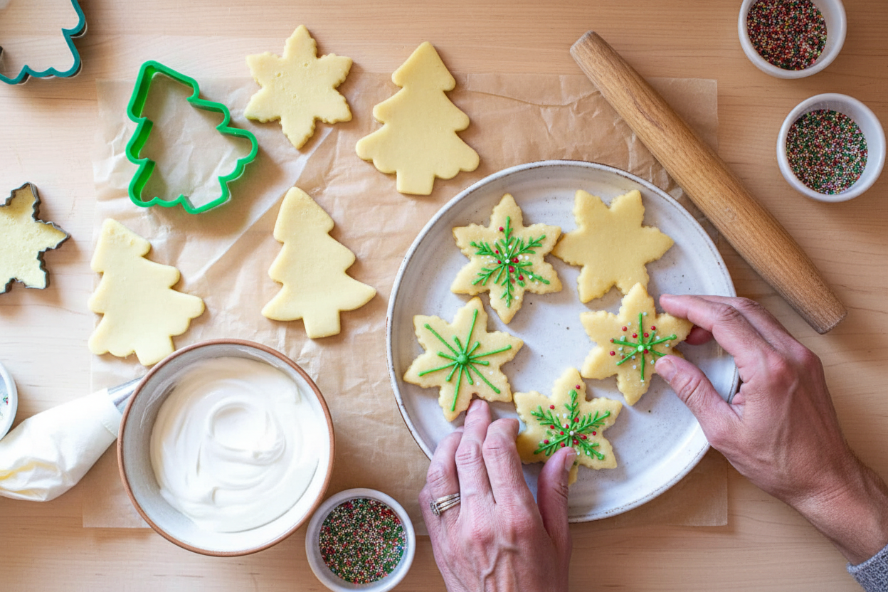 Christmas Sugar Cookies Recipe {Plant-Based Option}
