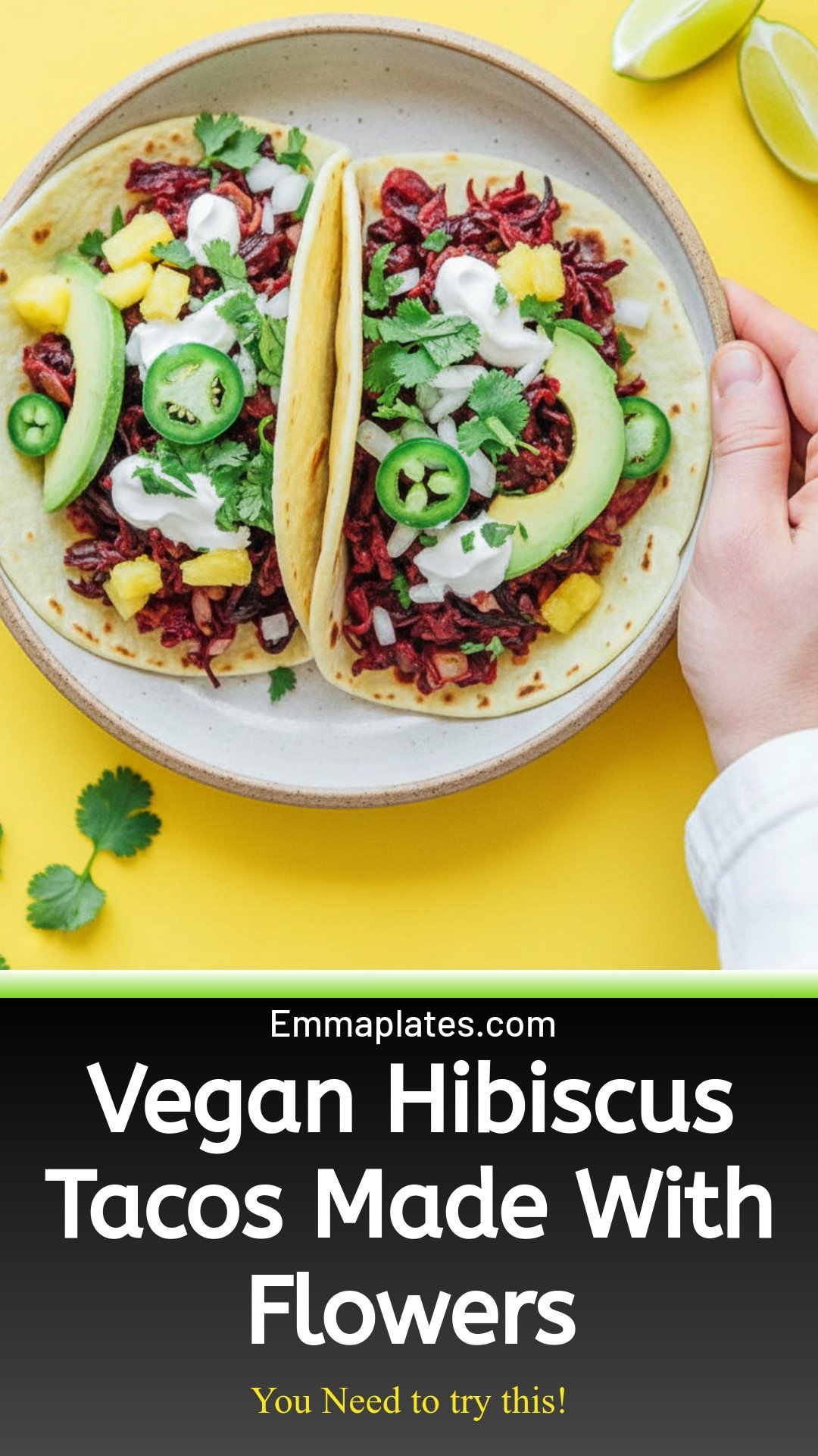 Vegan Hibiscus Tacos (Made With...Flowers?!)