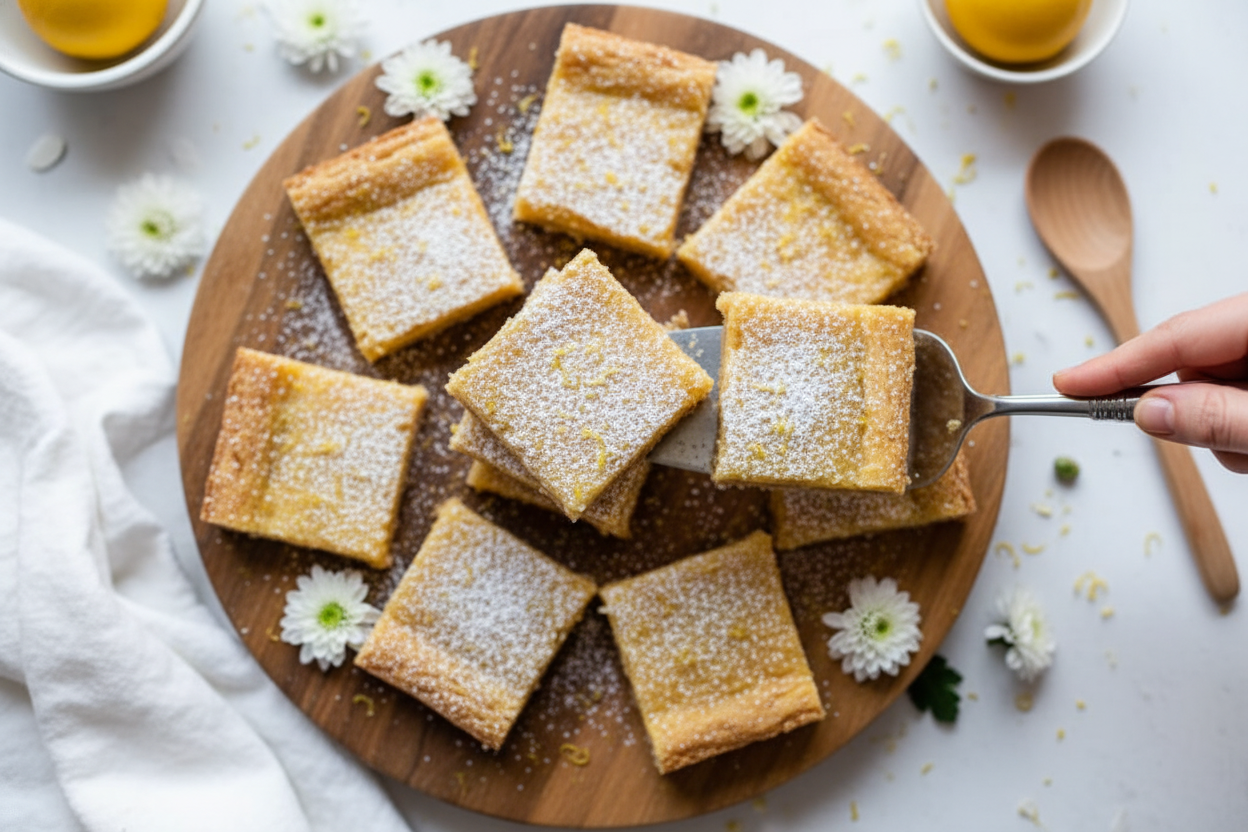 Whole Wheat Honey Lemon Bars Recipe