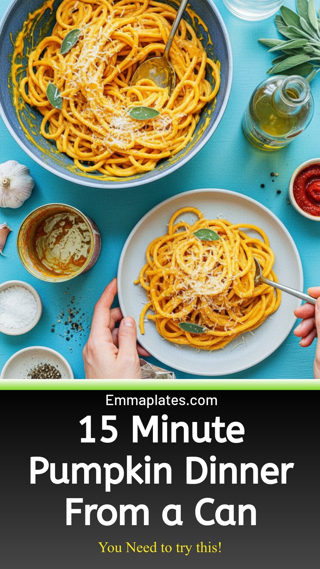 Got a can of pumpkin? Make this 15 minute dinner