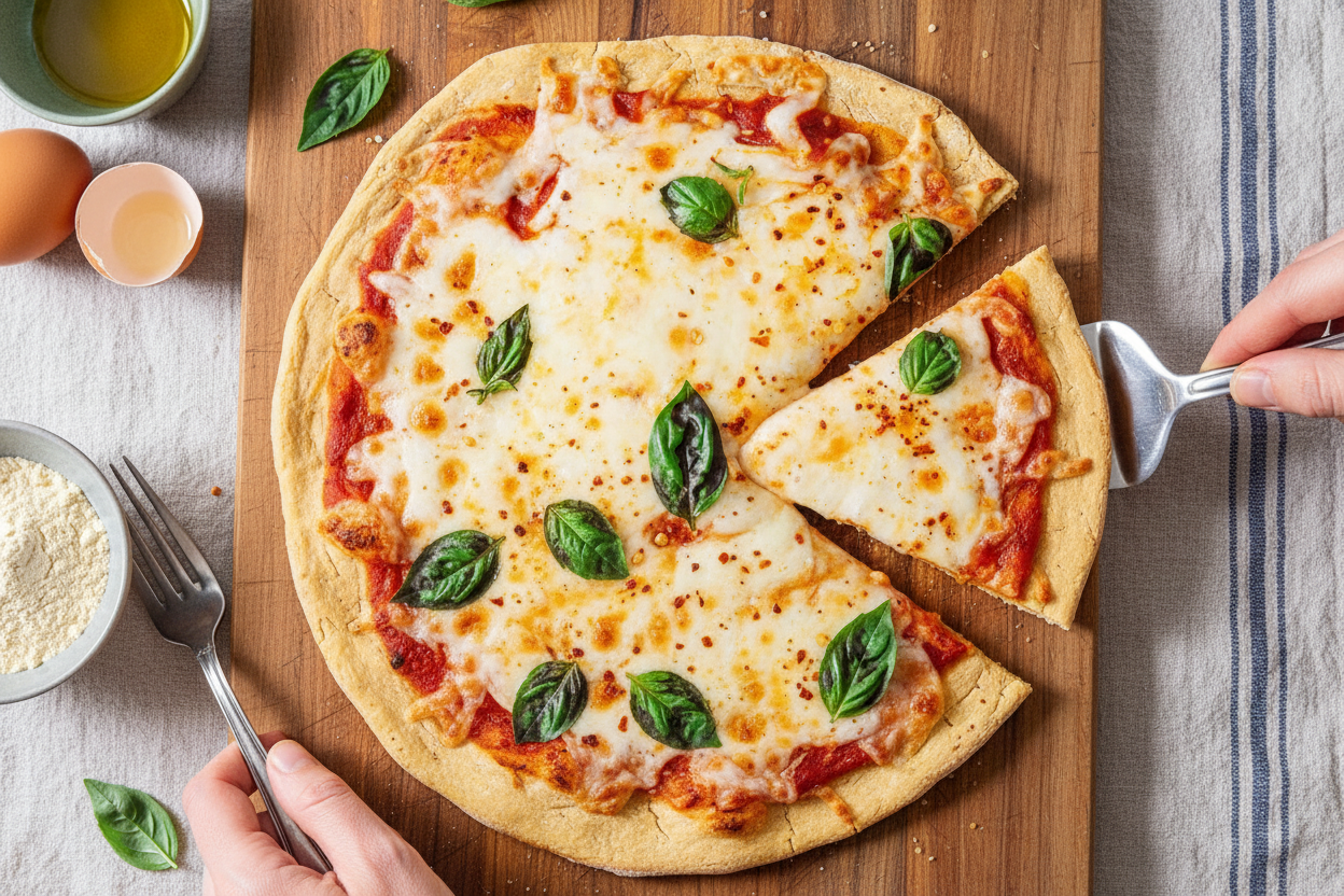 5 Ingredient Chickpea Pizza Crust Recipe