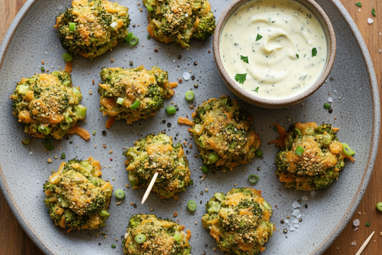 Broccoli and Cheese Tots