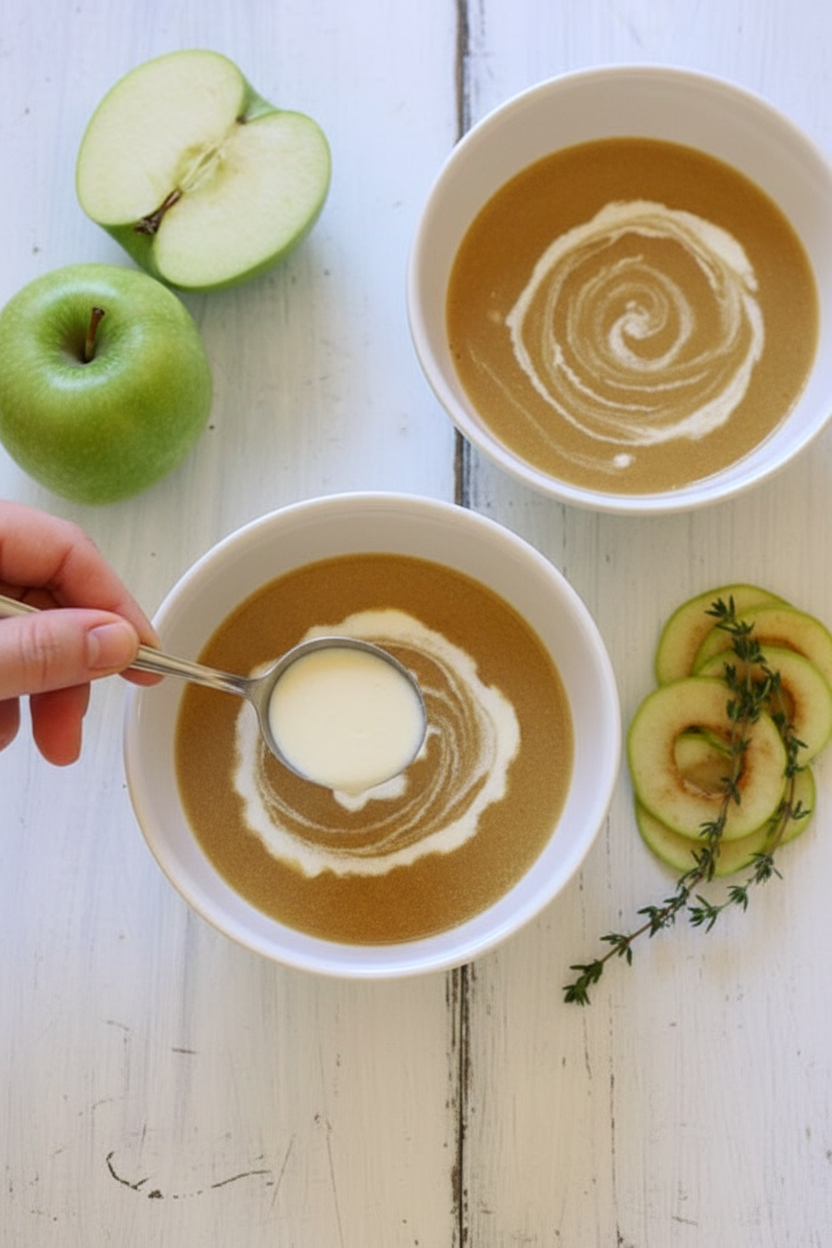 Caramelized Apple Onion Soup