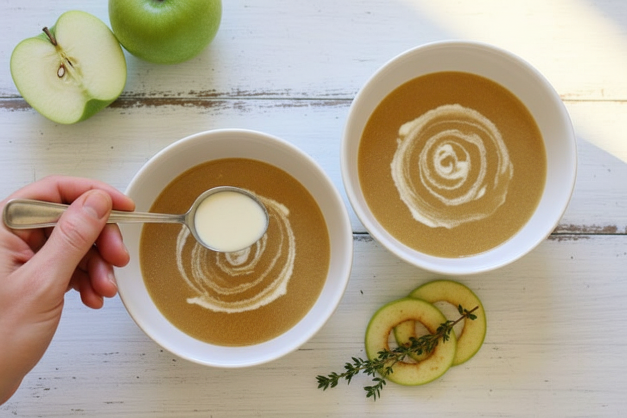 Caramelized Apple Onion Soup Recipe