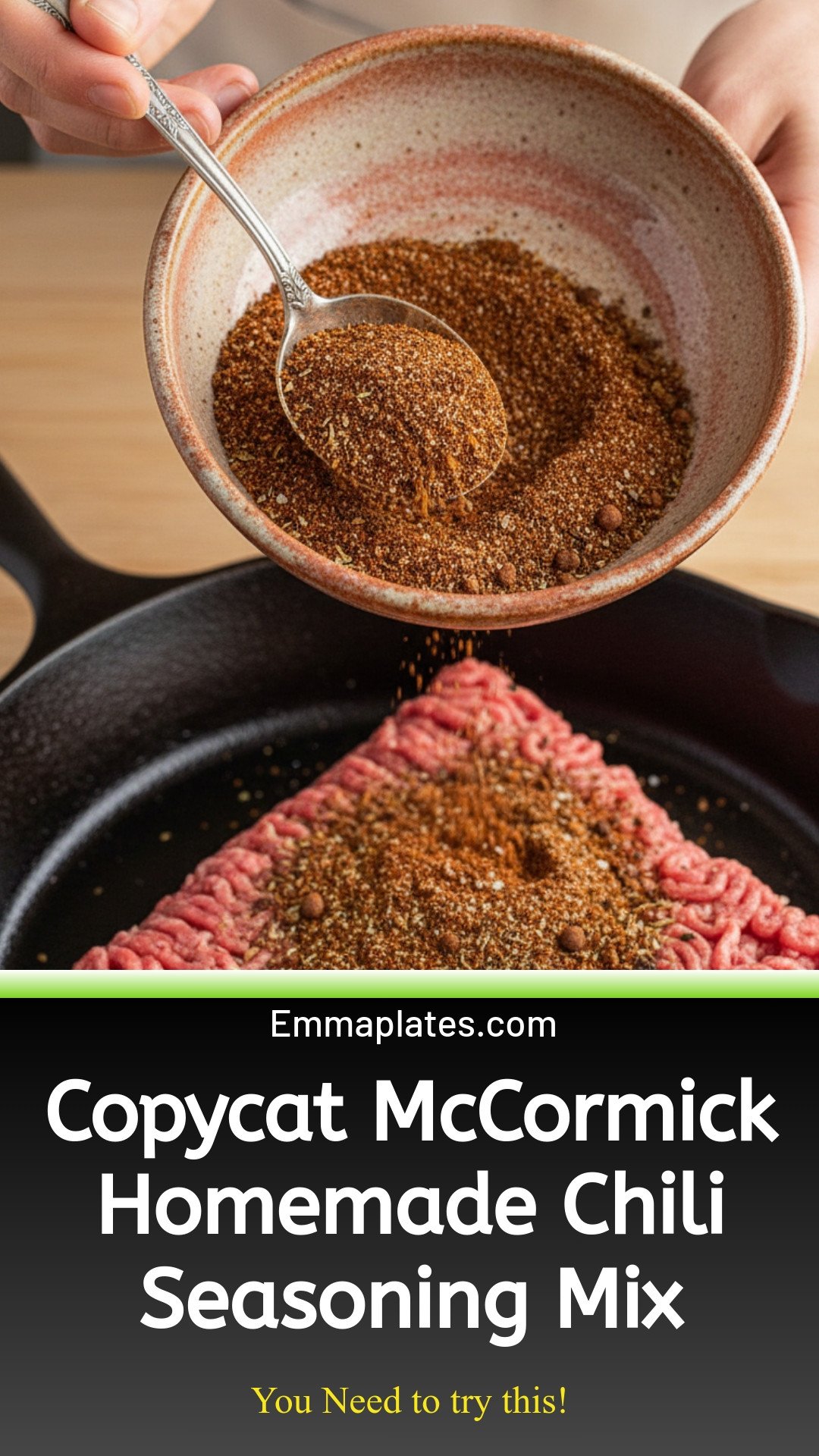 Homemade Chili Seasoning Mix (McCormick Copycat)