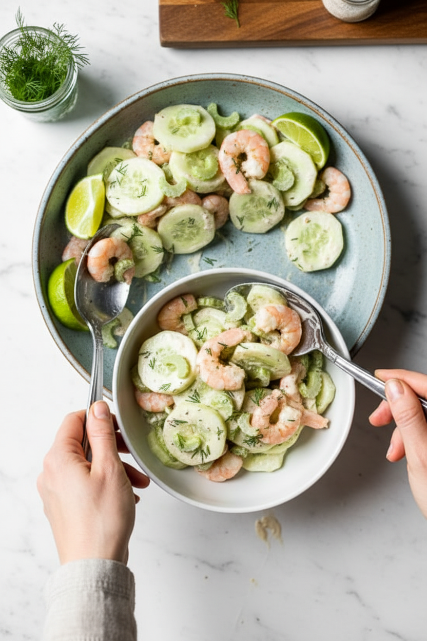Creamy Shrimp and Celery Salad