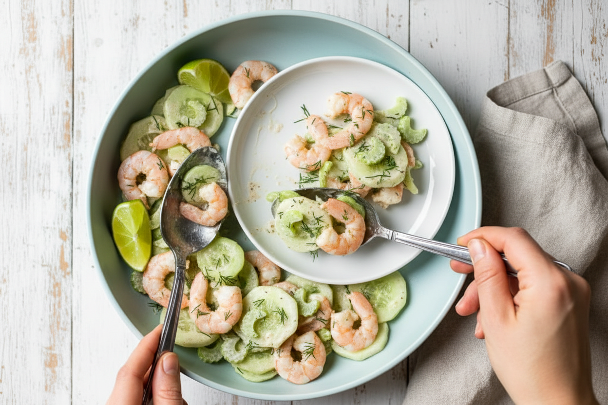 Creamy Shrimp and Celery Salad