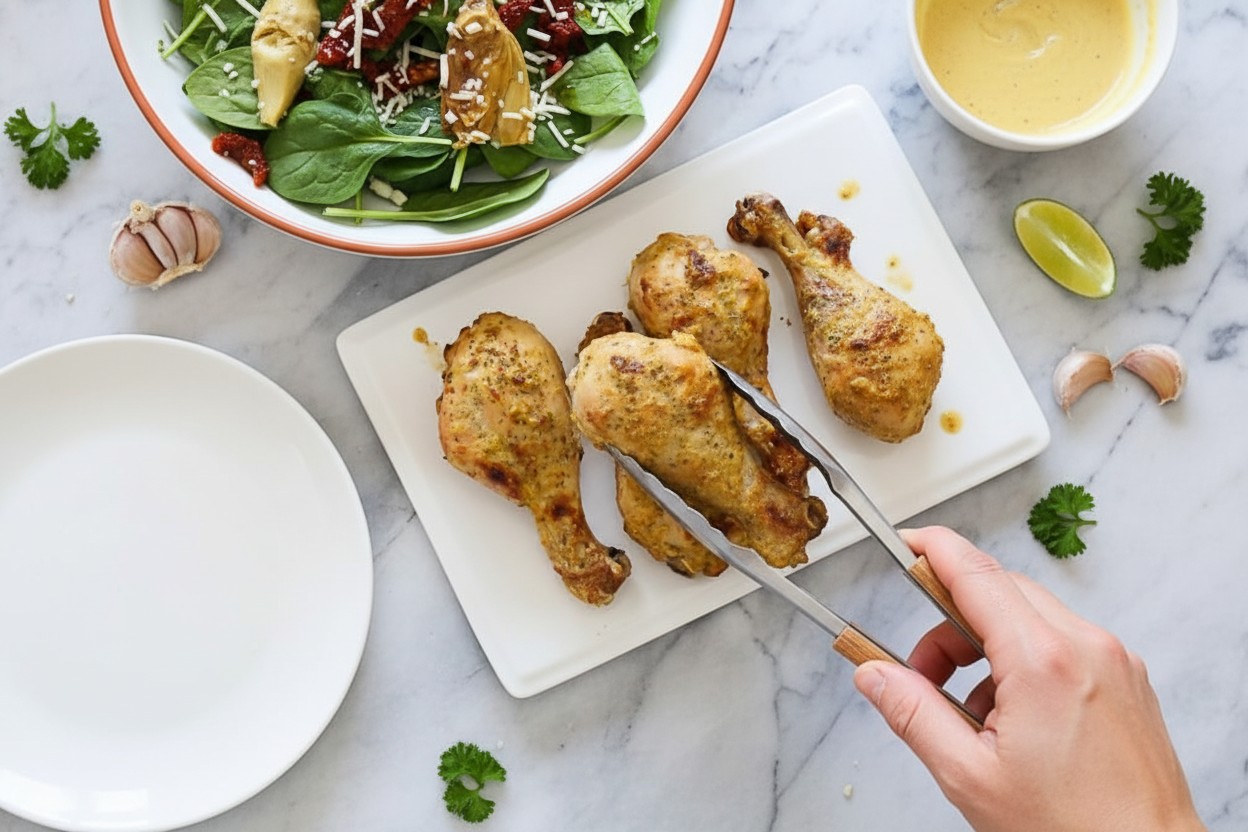 Baked Chicken with Dijon and Lime