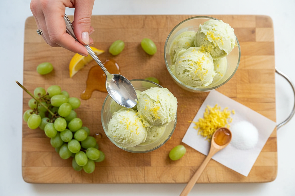 The EASIEST Sorbet: 5 minutes, 1 ingredients