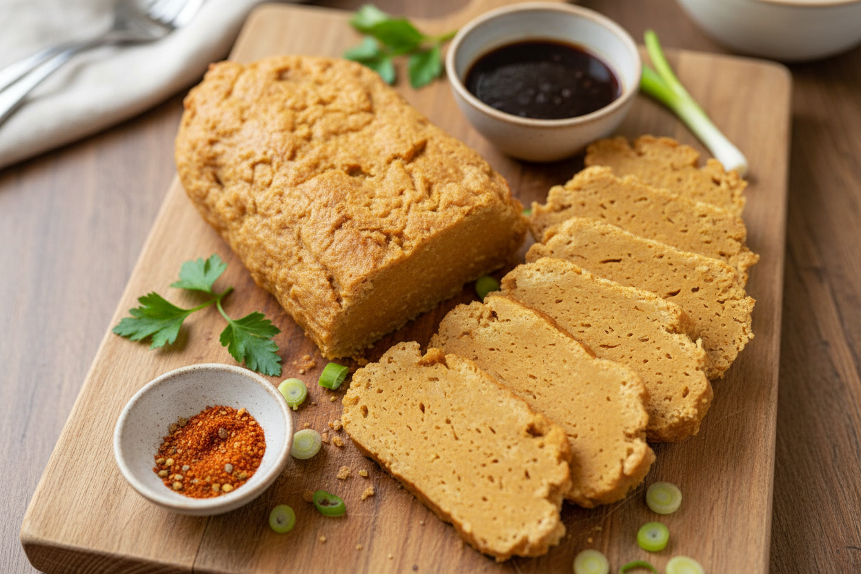 Easiest Homemade Seitan (Wheat Meat!)