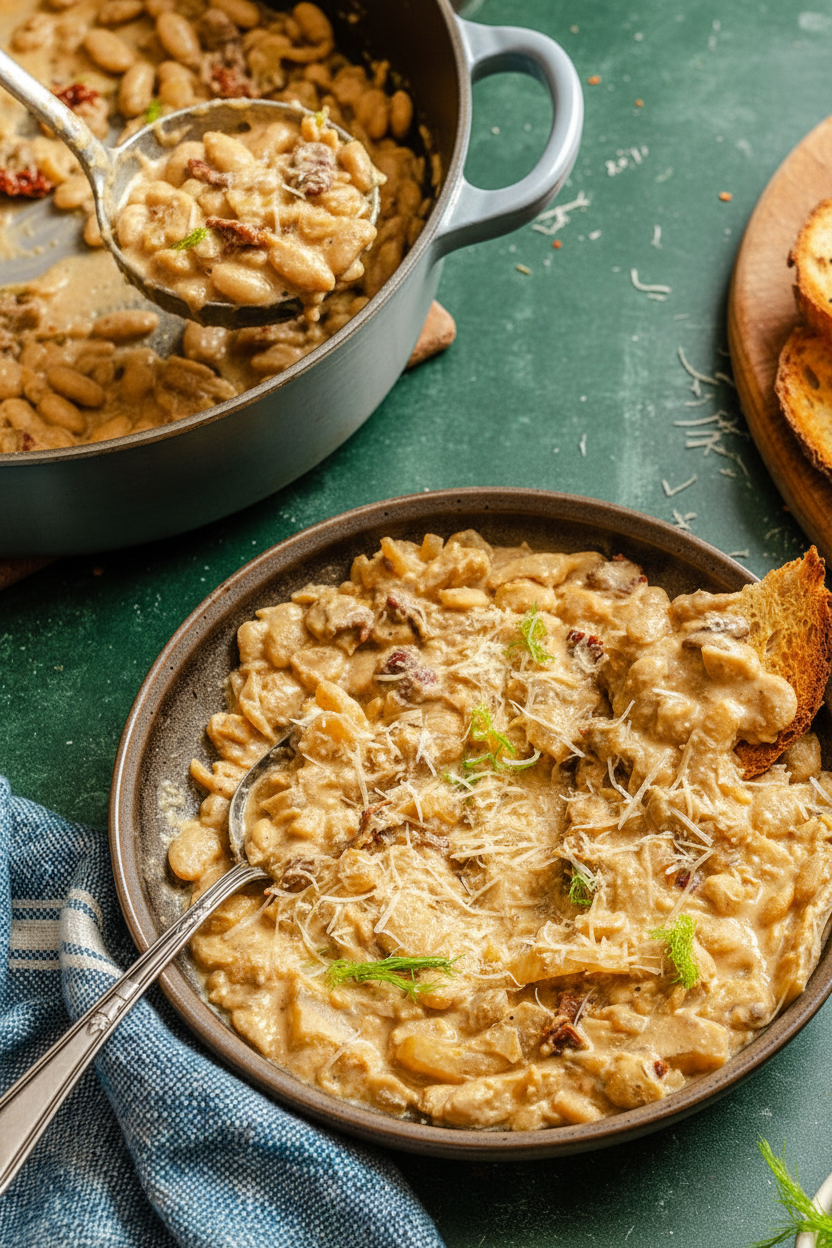 These fennel braised butter beans are your new favorite comfort meal
