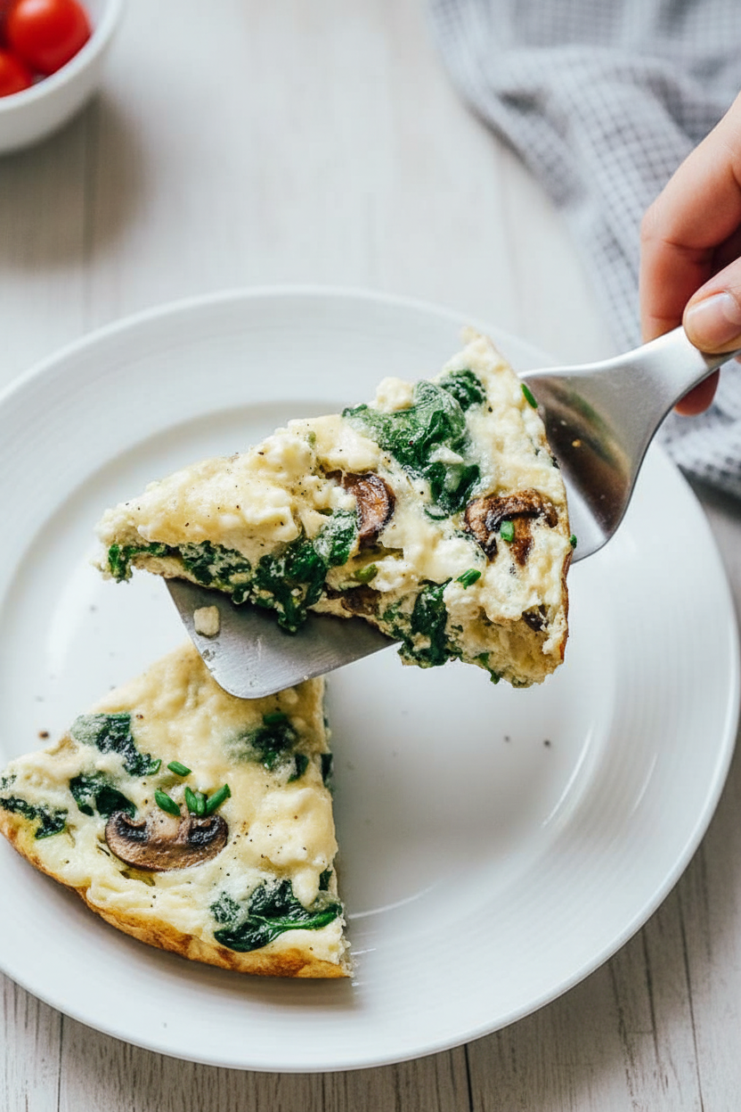 Fluffy Foolproof Egg White Frittata
