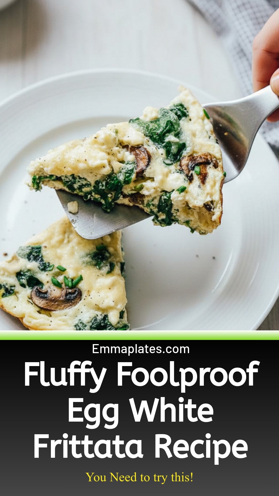Fluffy Foolproof Egg White Frittata
