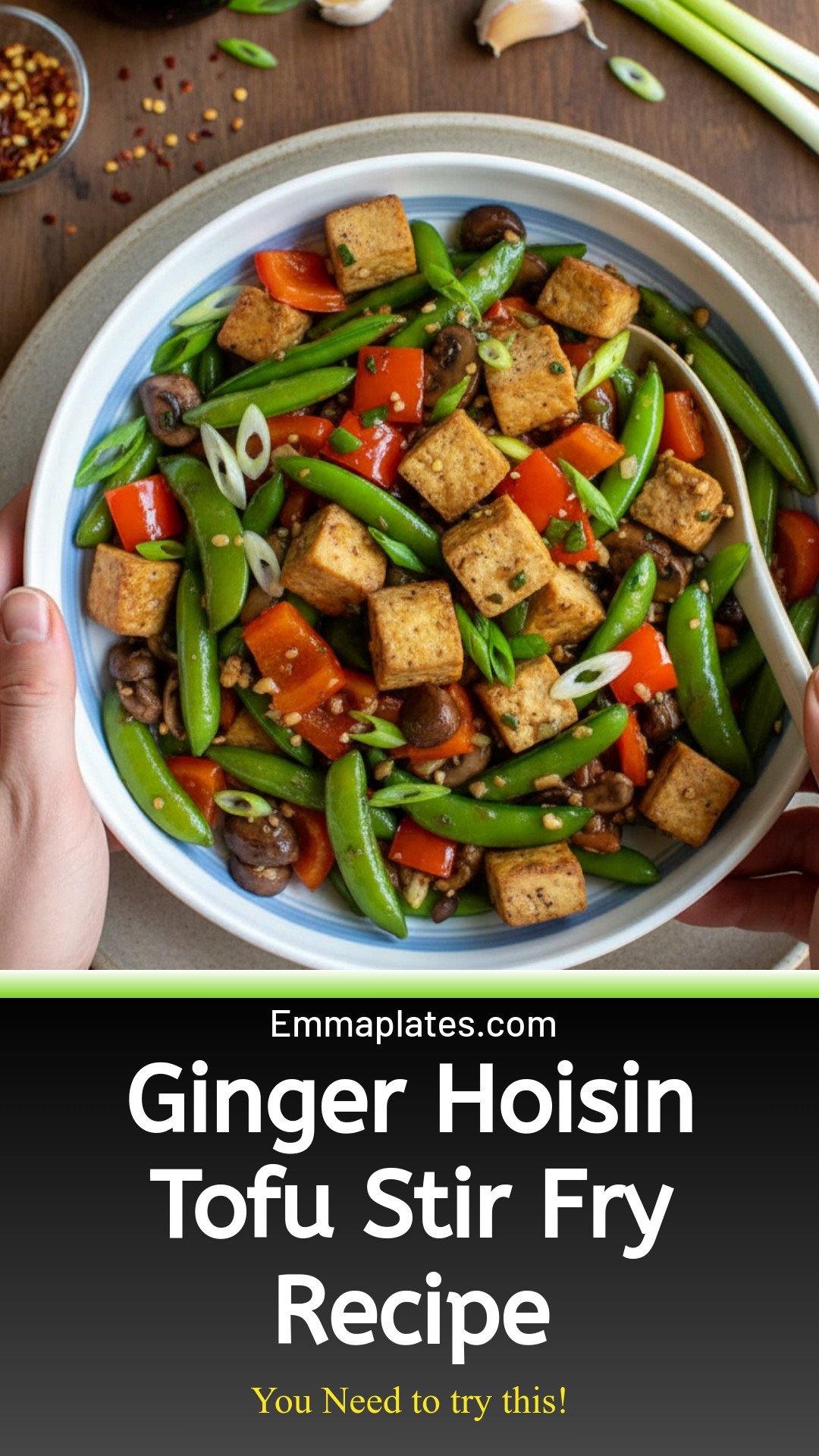 Ginger Hoisin Tofu Stir Fry