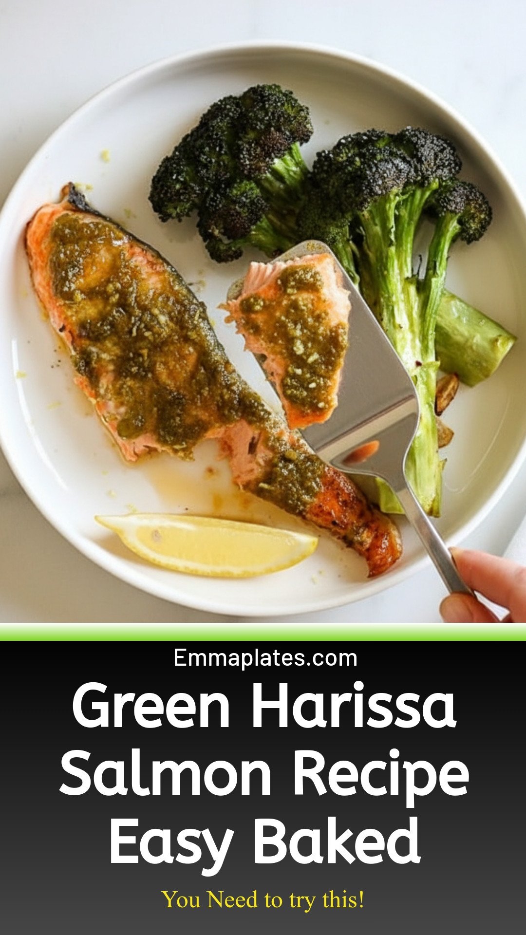 Green Harissa Salmon