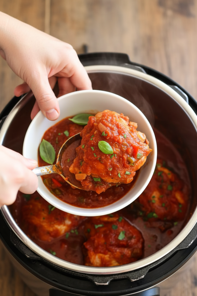 Instant Pot Chicken Cacciatore