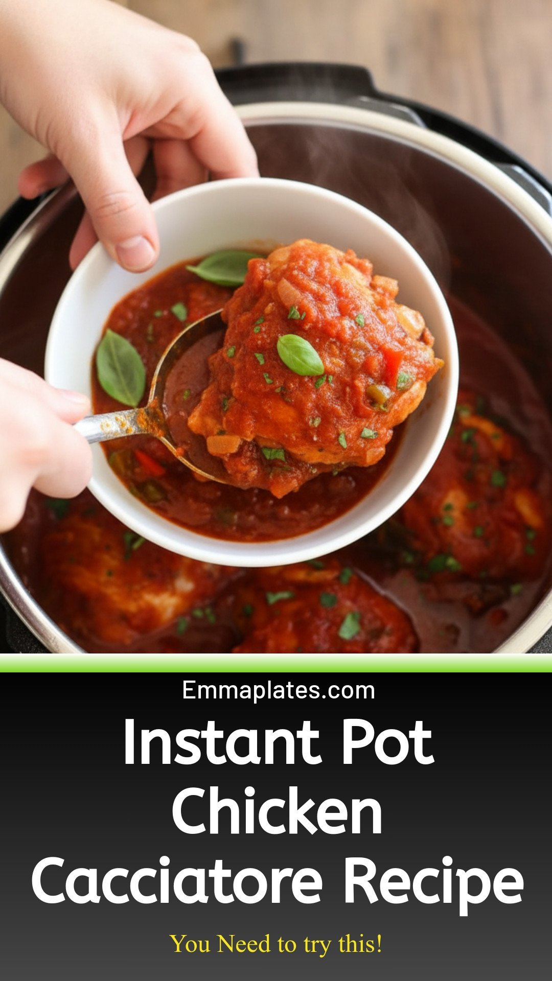 Instant Pot Chicken Cacciatore