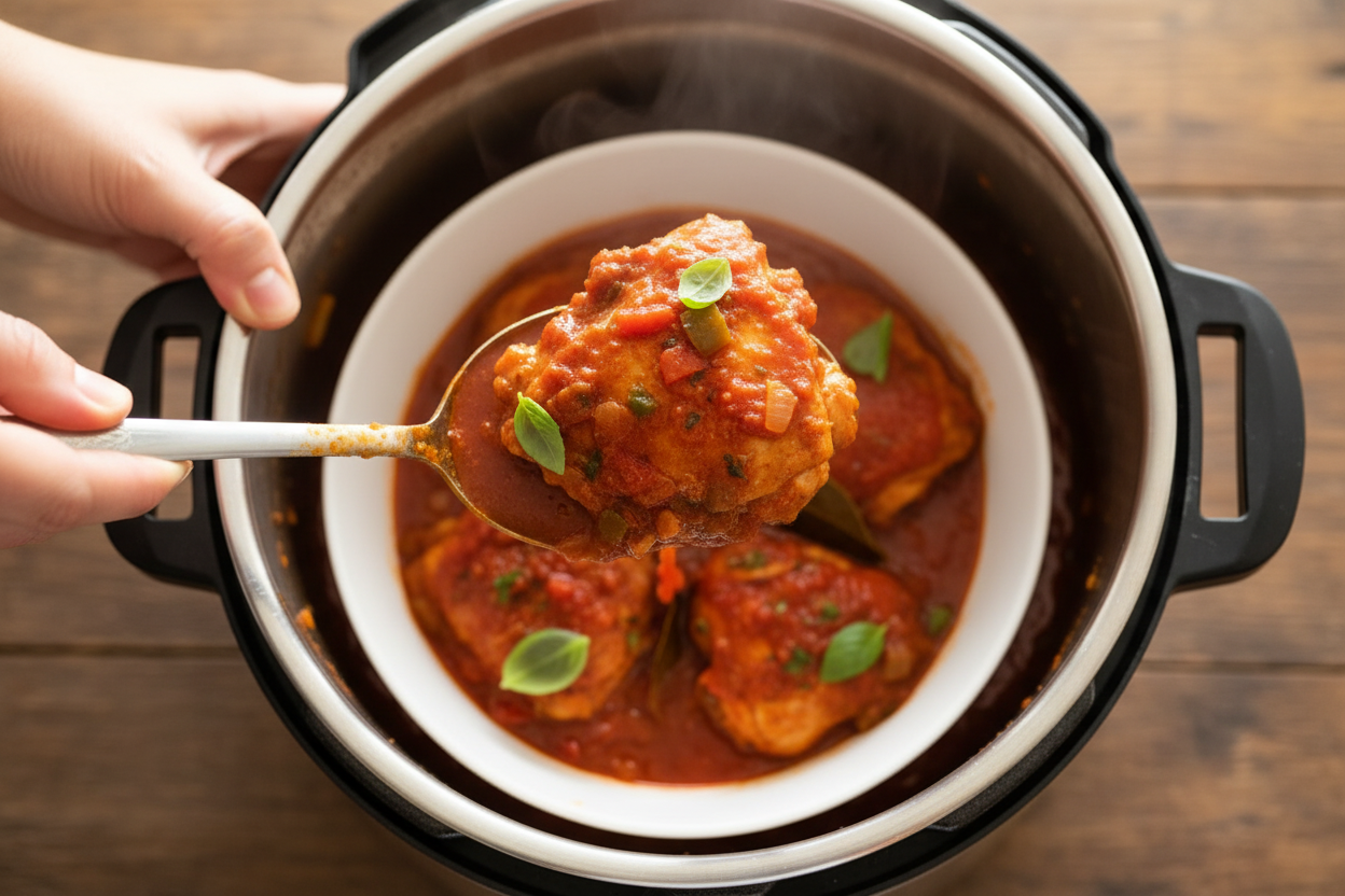 Instant Pot Chicken Cacciatore