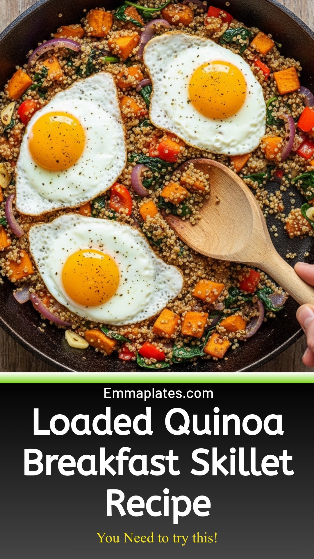 Loaded Quinoa Breakfast Skillet