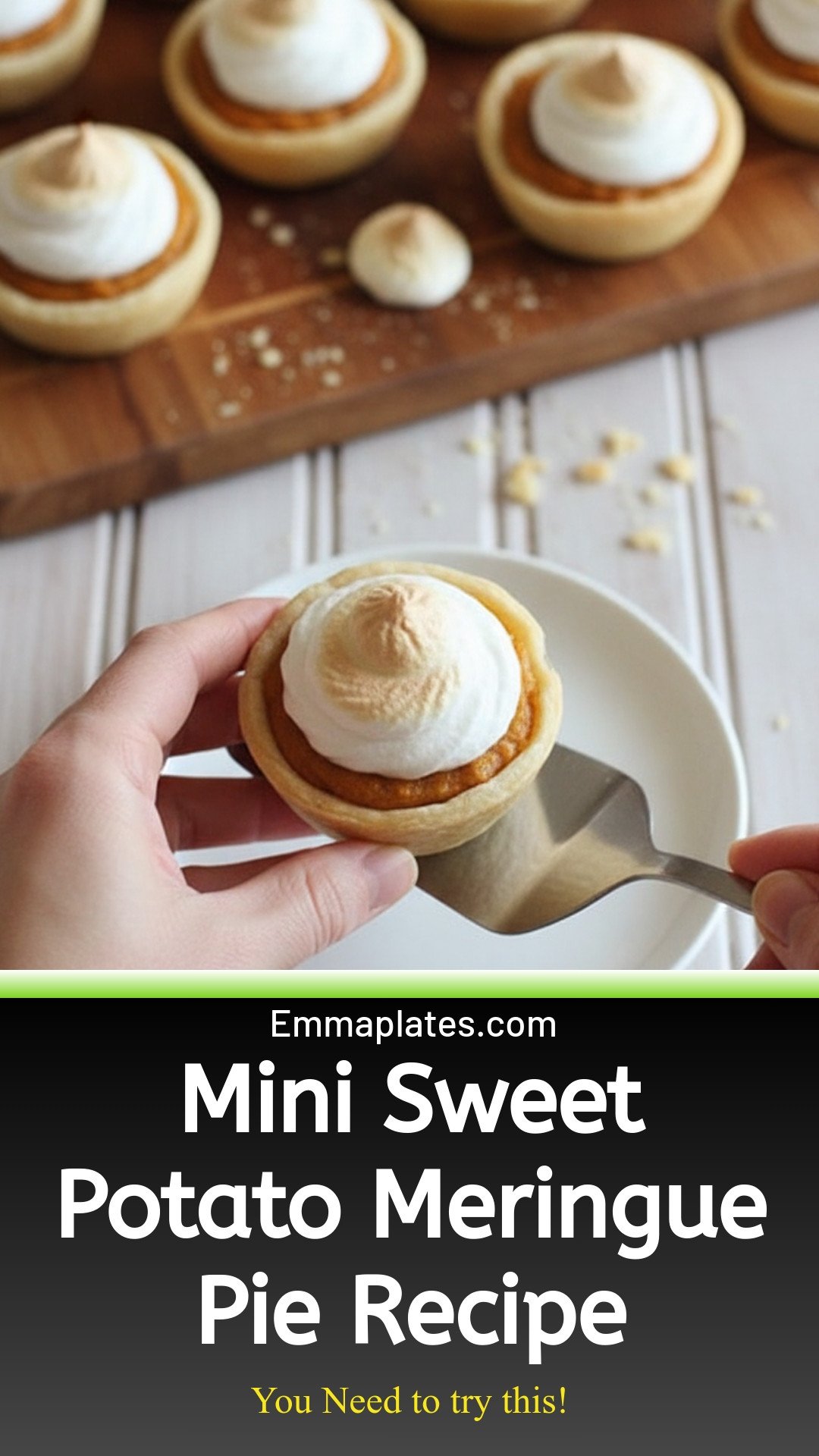 Mini Sweet Potato Meringue Pies