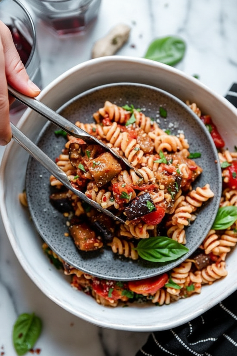 This Delicious Eggplant & Tomato Sauce Recipe Makes Pasta Perfect!