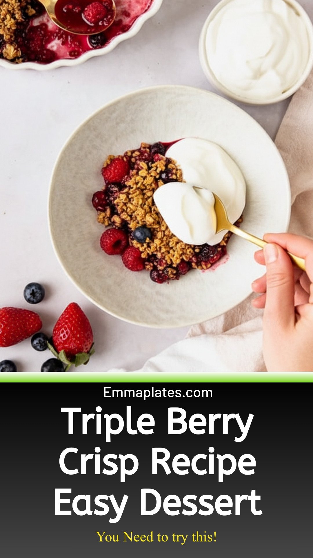 Triple Berry Crisp
