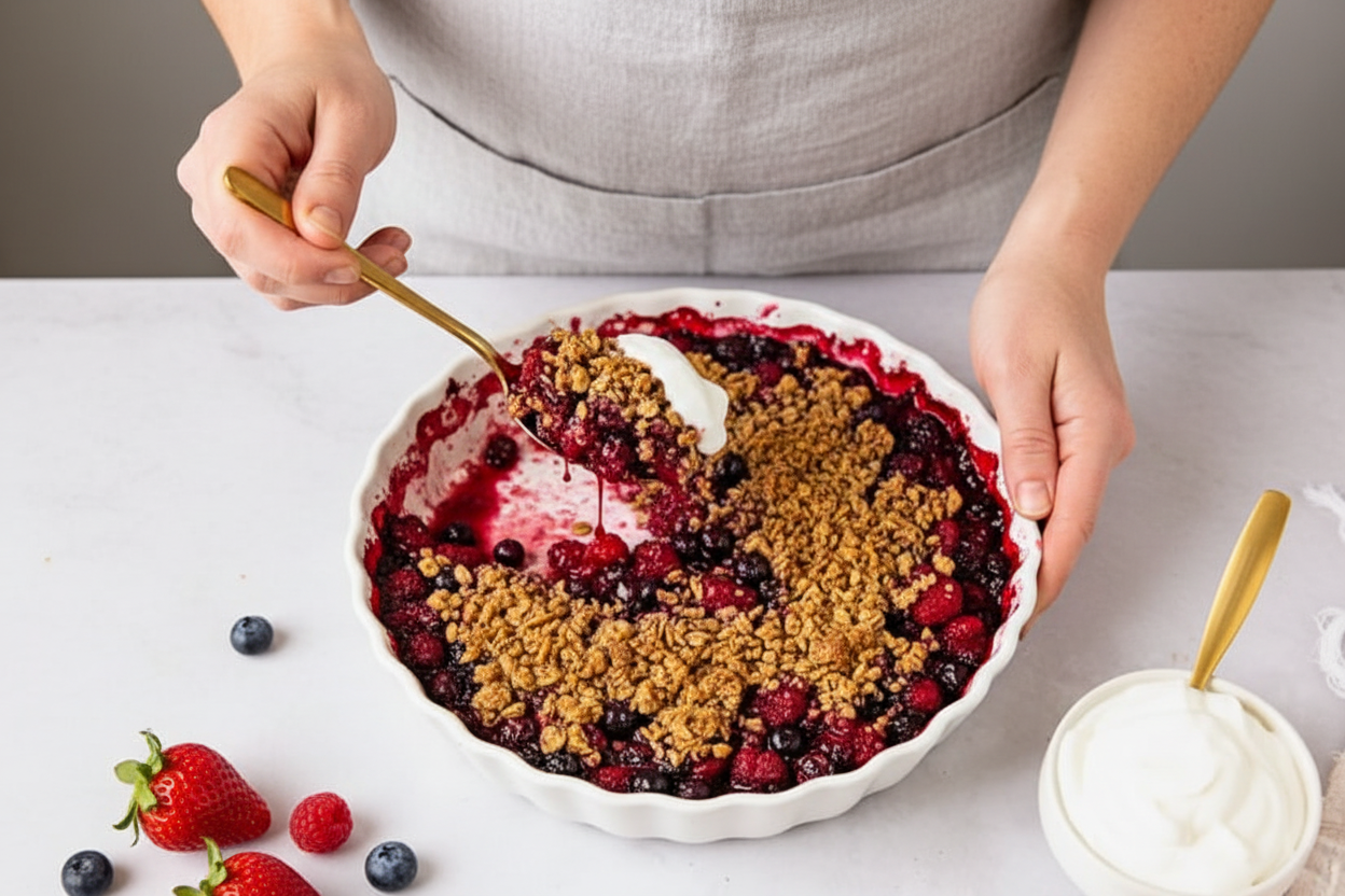 Triple Berry Crisp
