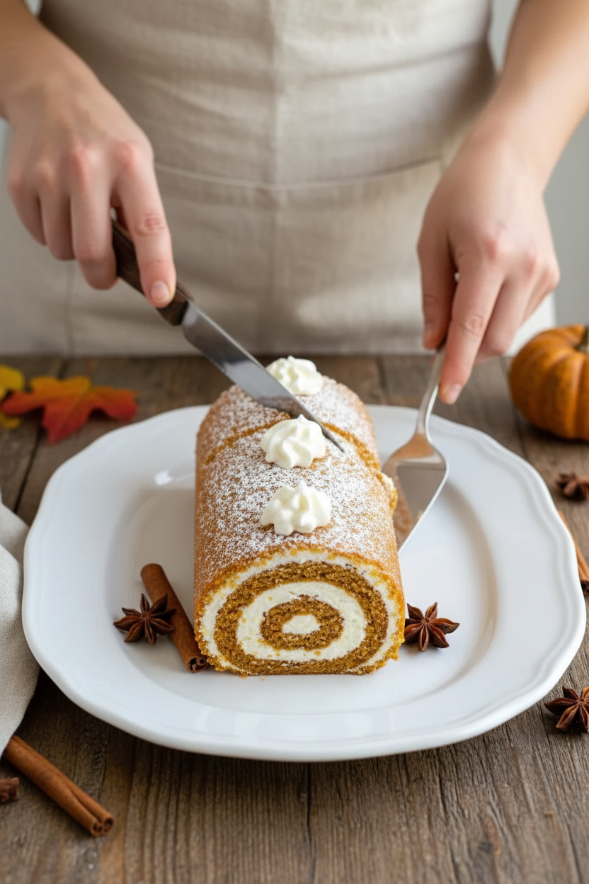 Classic Pumpkin Spice Cake Roll Recipe
