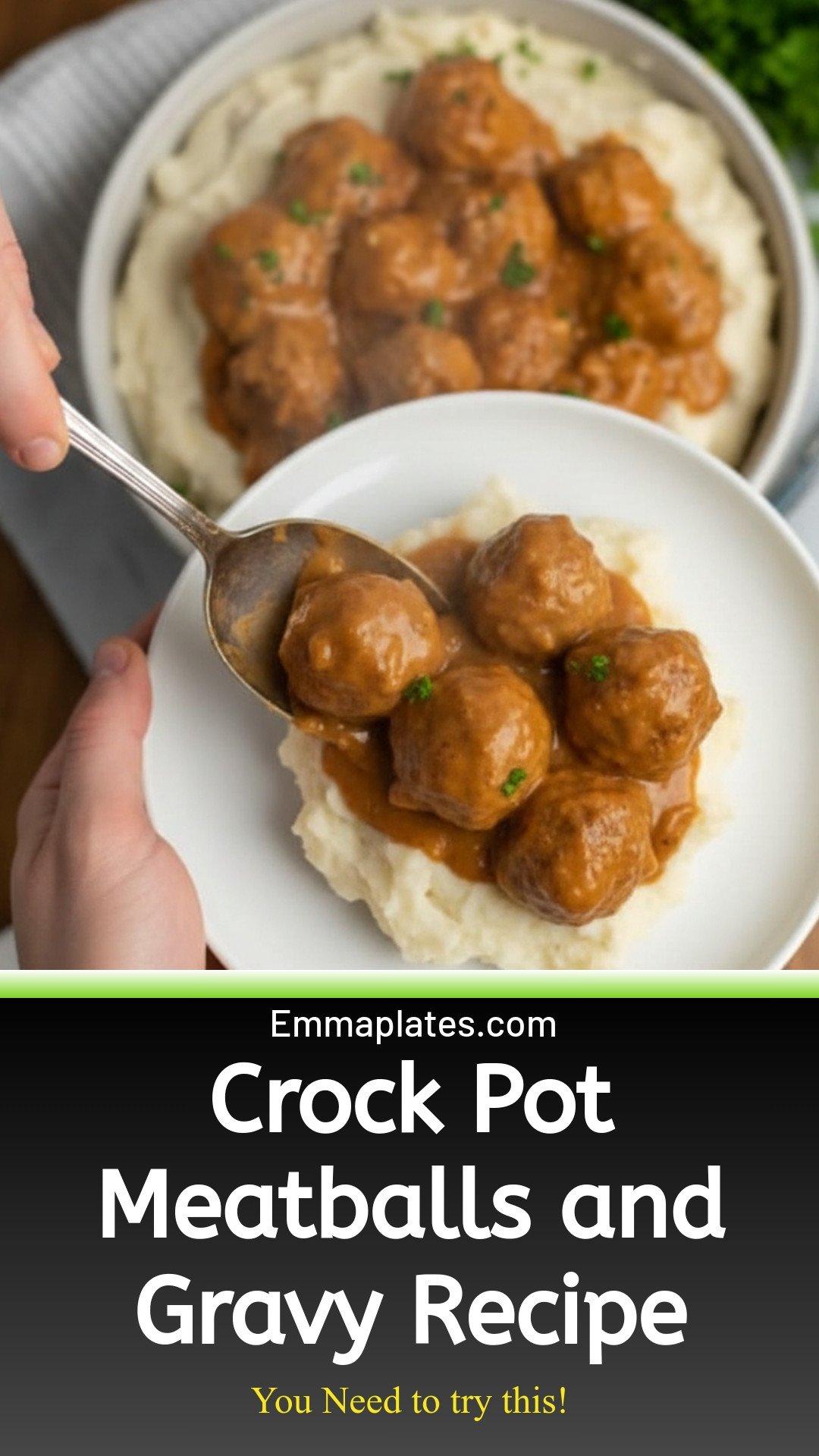 Crock Pot Meatballs and Gravy