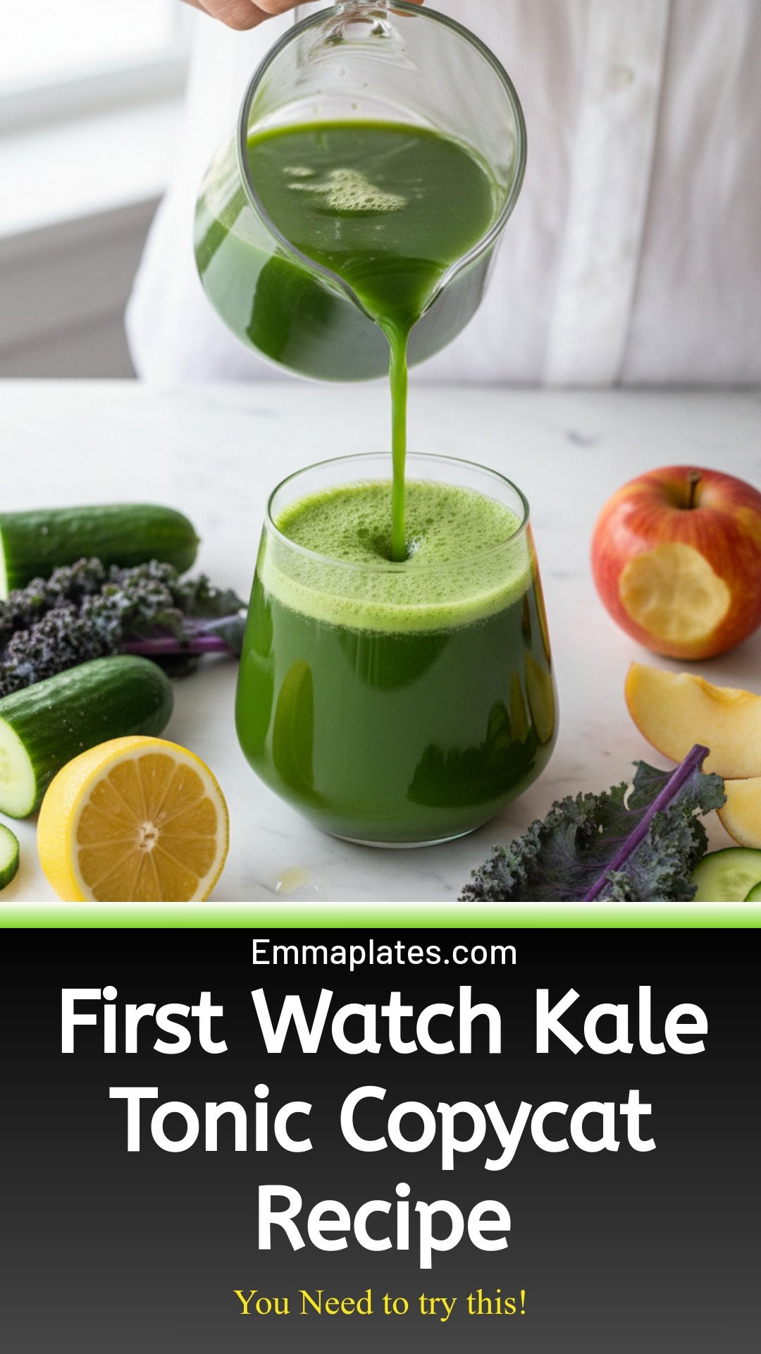 First Watch Kale Tonic (Copycat Recipe)
