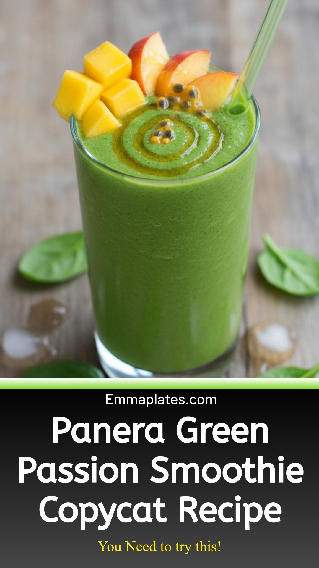 Panera Green Passion Smoothie (Copycat)
