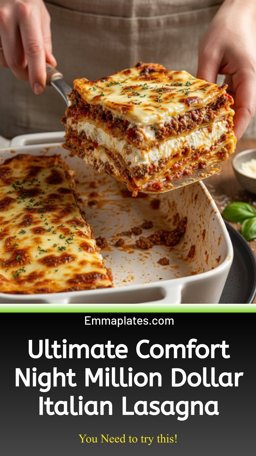 Million Dollar Italian Lasagna for Ultimate Comfort Nights