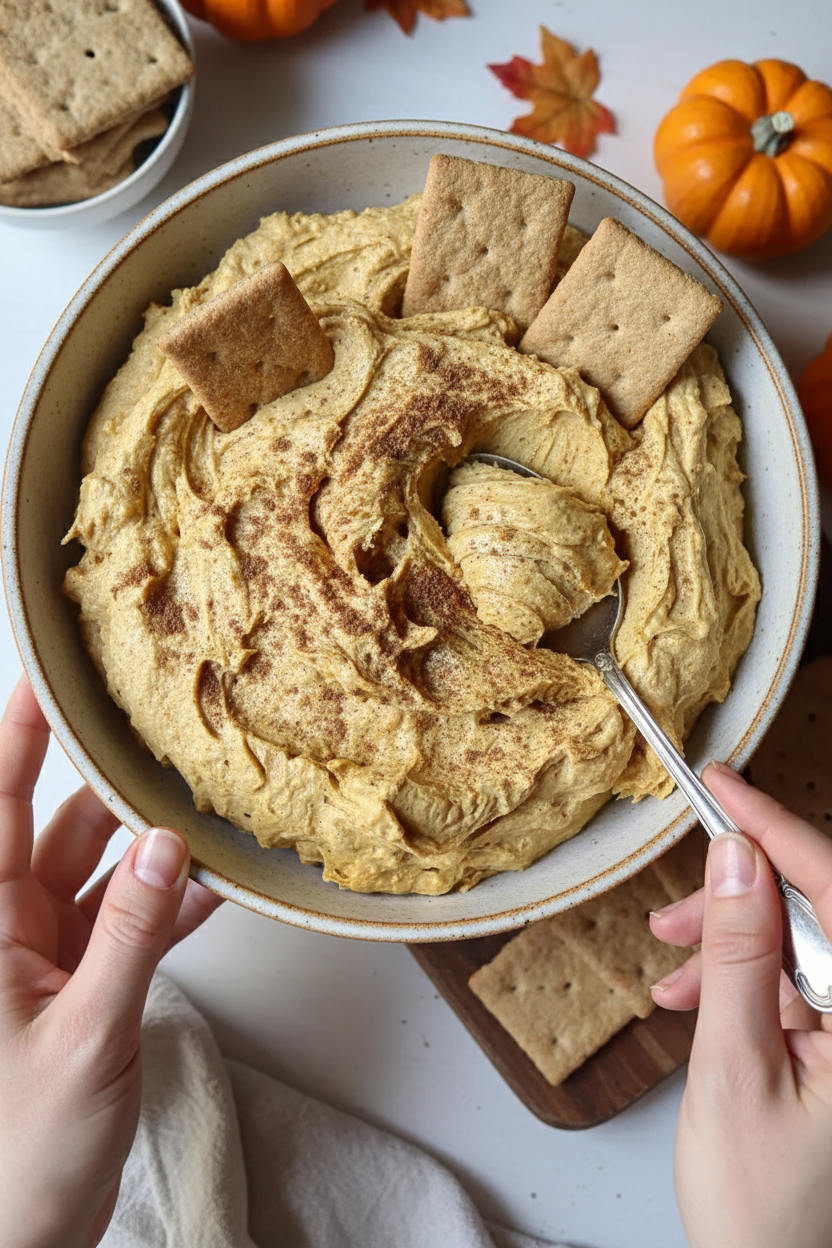 Vegan Pumpkin Fluff Dip