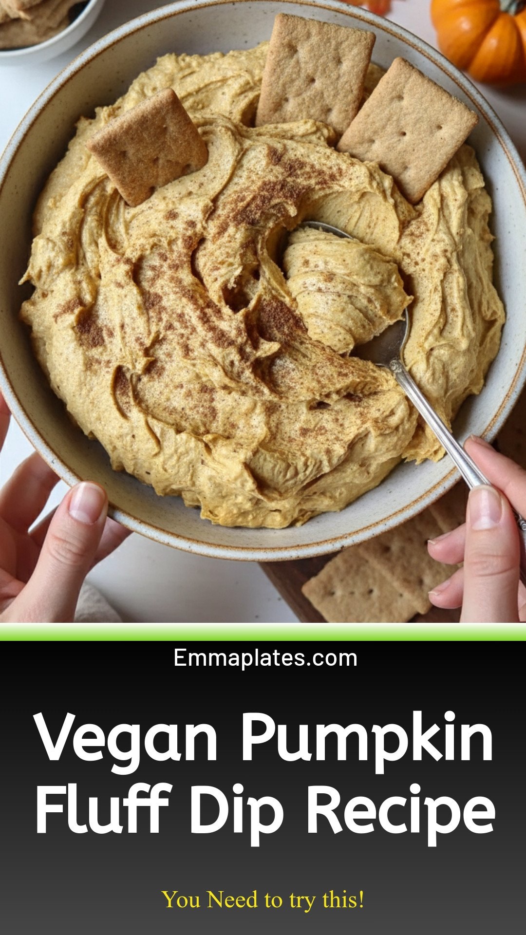 Vegan Pumpkin Fluff Dip