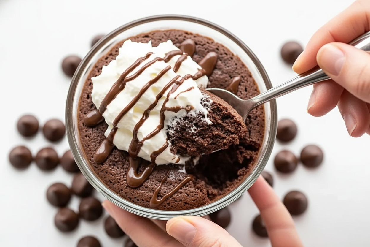 Latest 1 Minute Microwave Brownie: 1 Minute Microwave Brownie Recipe