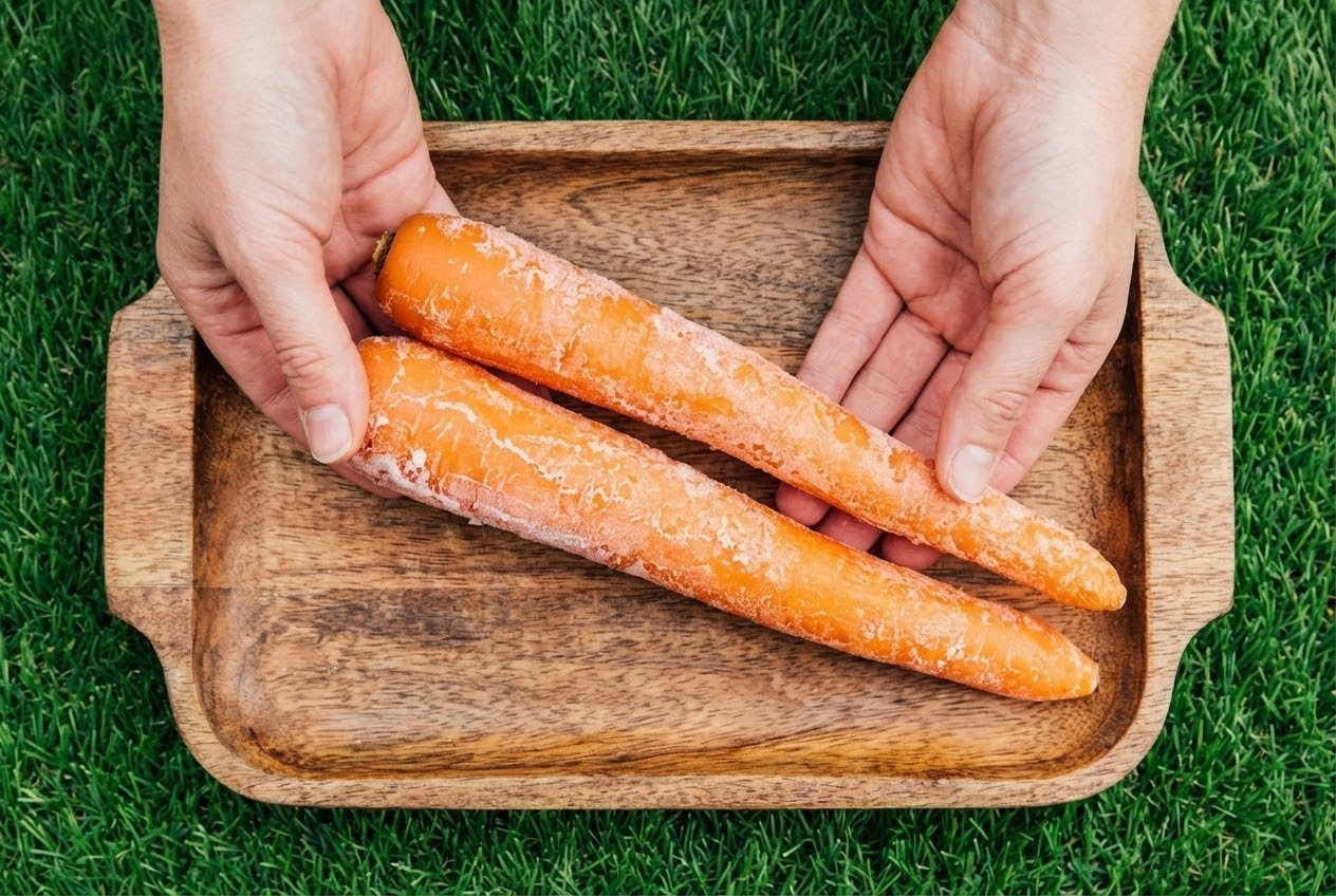 2 Ingredient Frozen Carrot Dog Chews Recipe