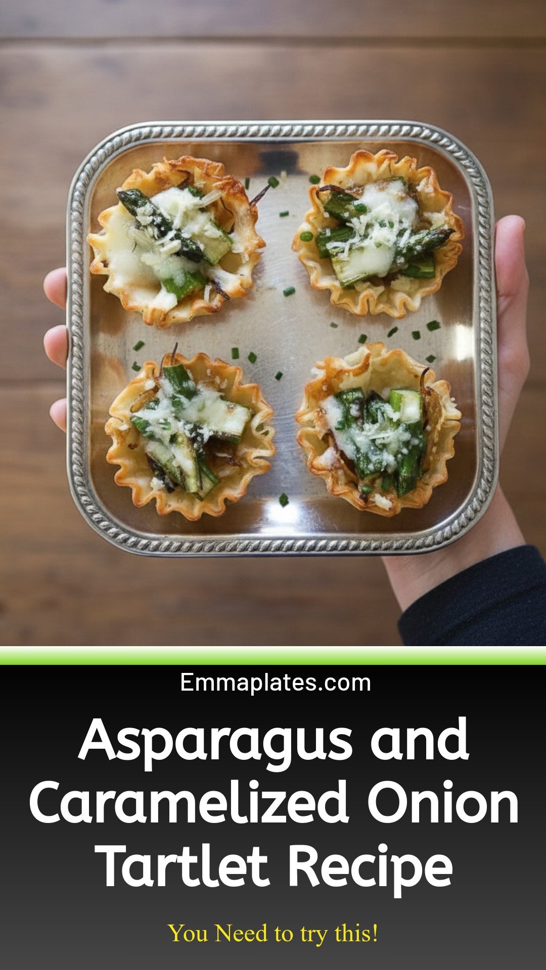 Asparagus and Caramelized Onion Tartlets