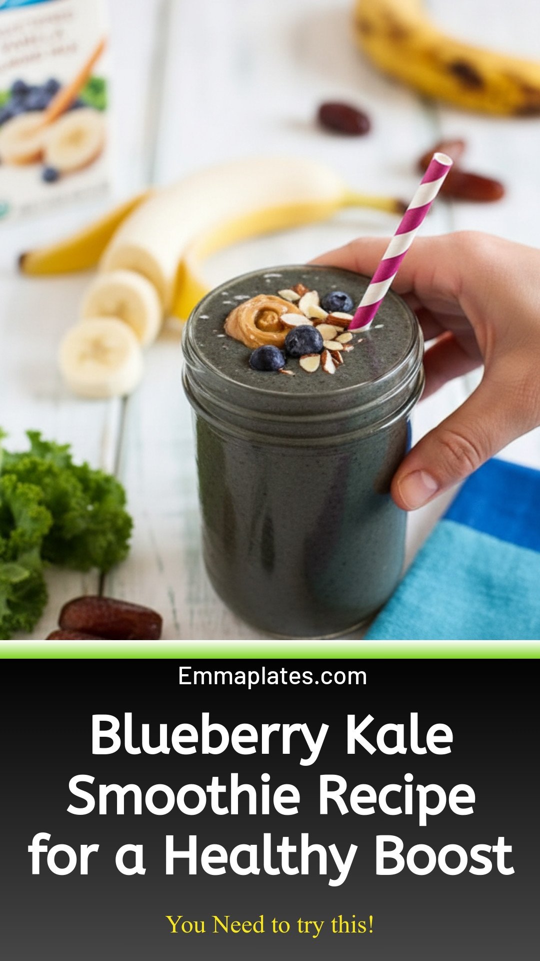 Blueberry Kale Smoothie