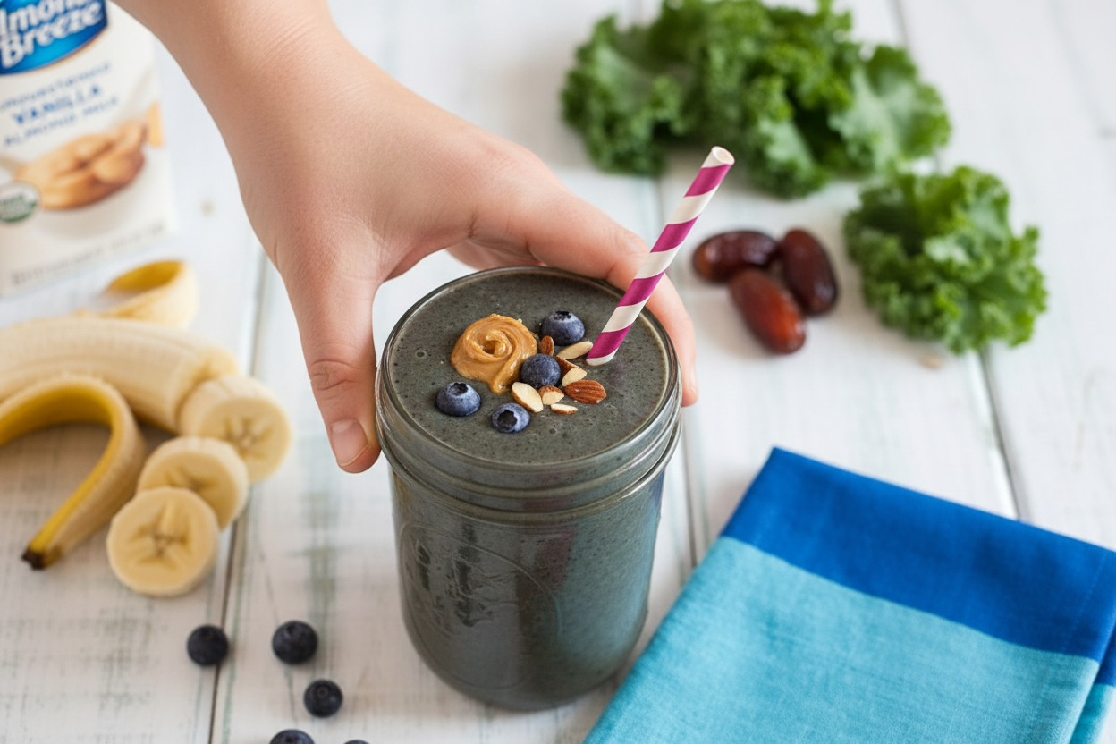 Blueberry Kale Smoothie: Blueberry Kale Smoothie Recipe for a Healthy Boost