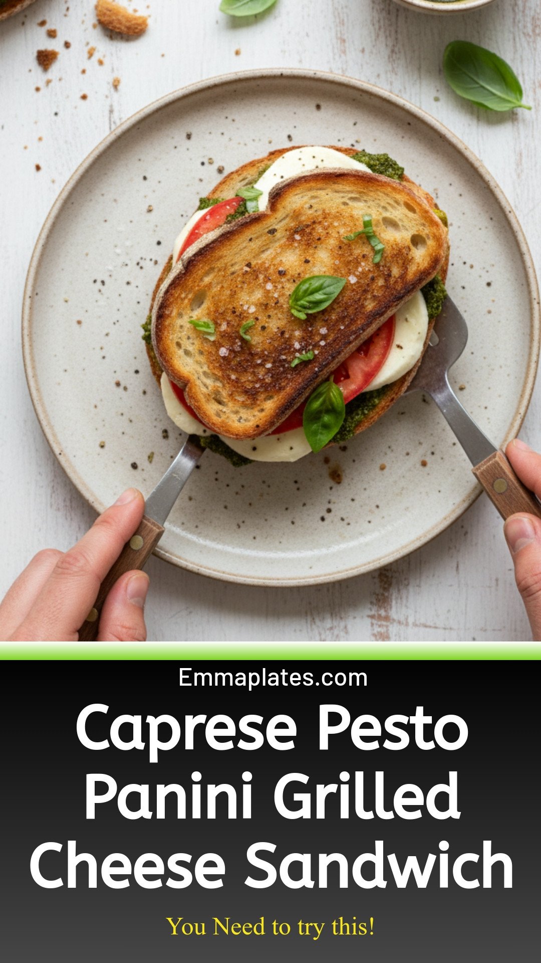 Caprese Pesto Panini Cheese