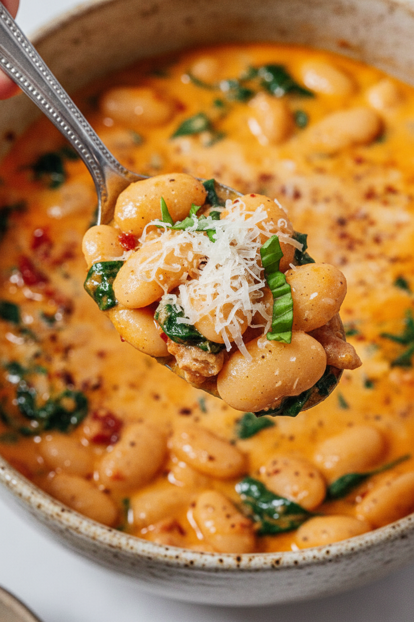Marry Me Butter Beans (With Creamy Tuscan Sauce)