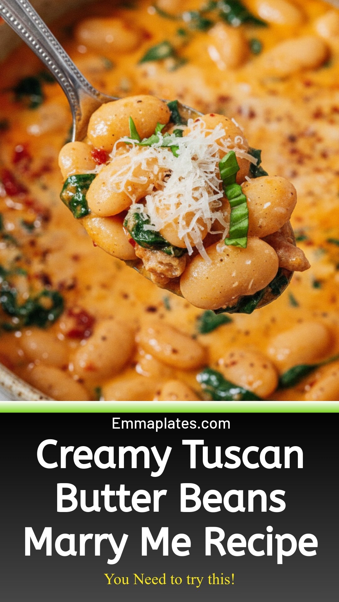 Marry Me Butter Beans (With Creamy Tuscan Sauce)