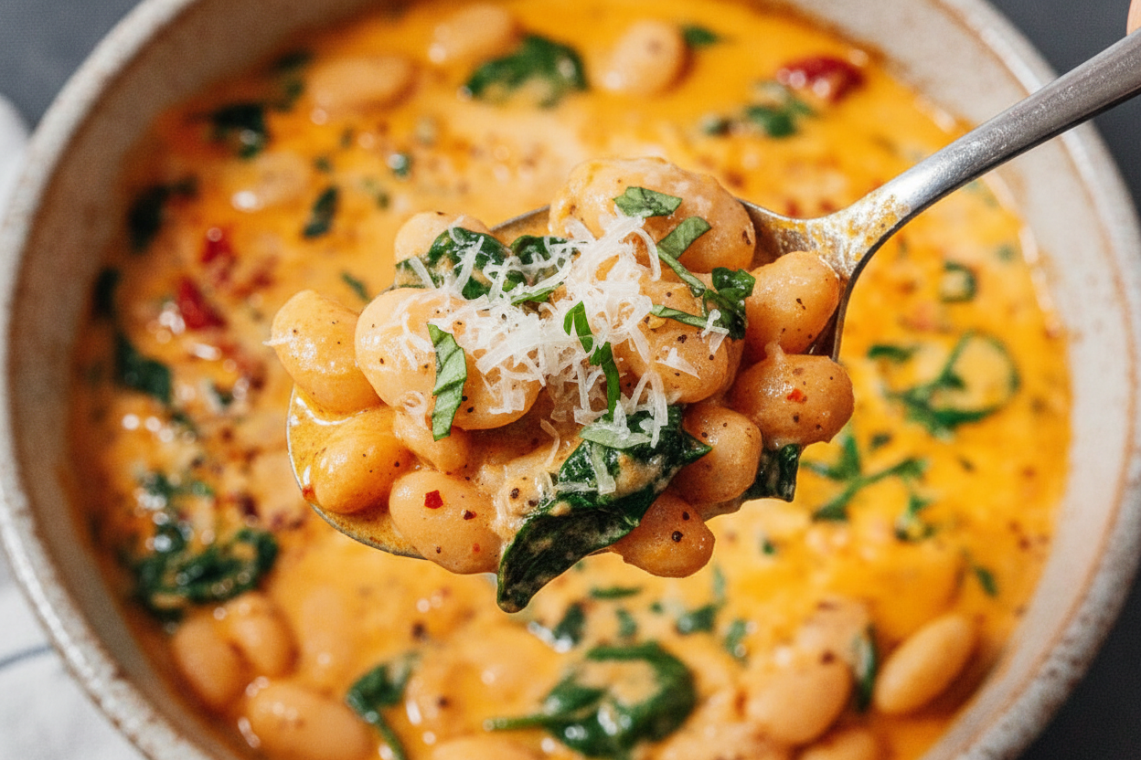 Creamy Tuscan Butter Beans Marry Me Recipe