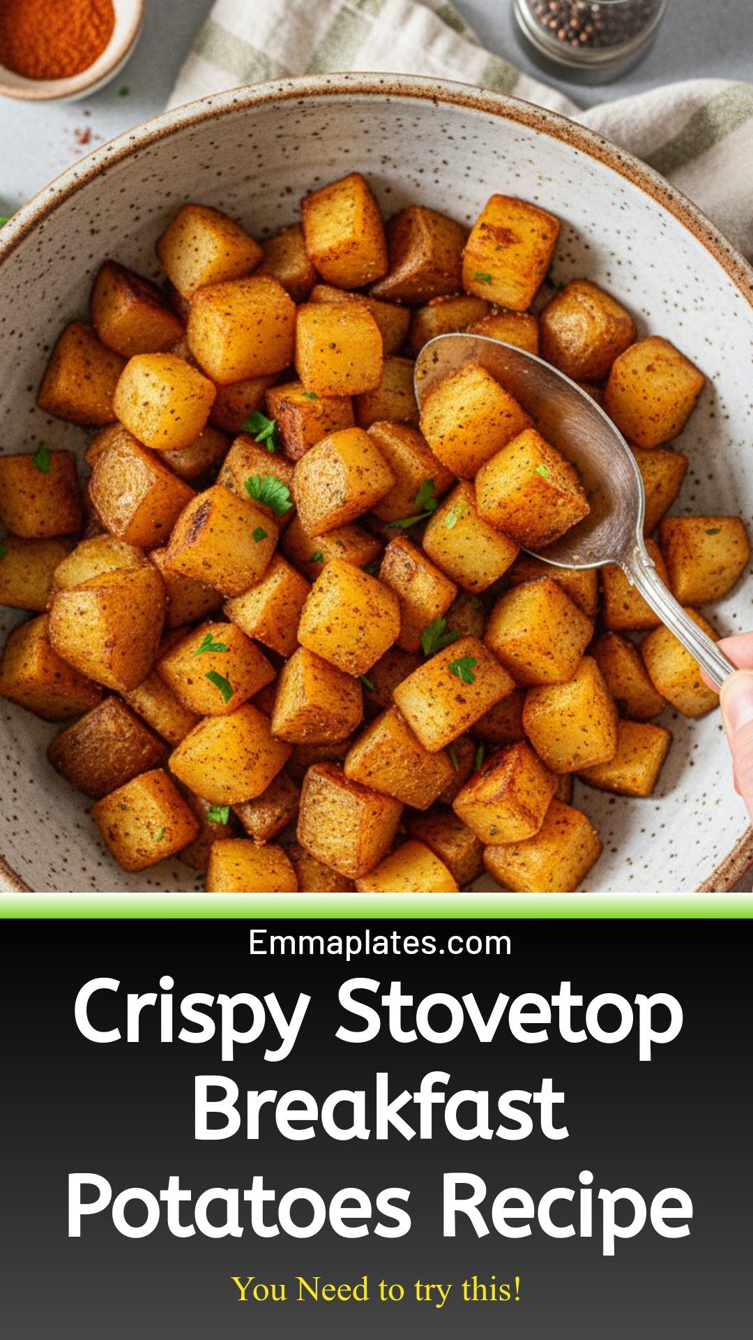 Crispy Stovetop Breakfast Potatoes