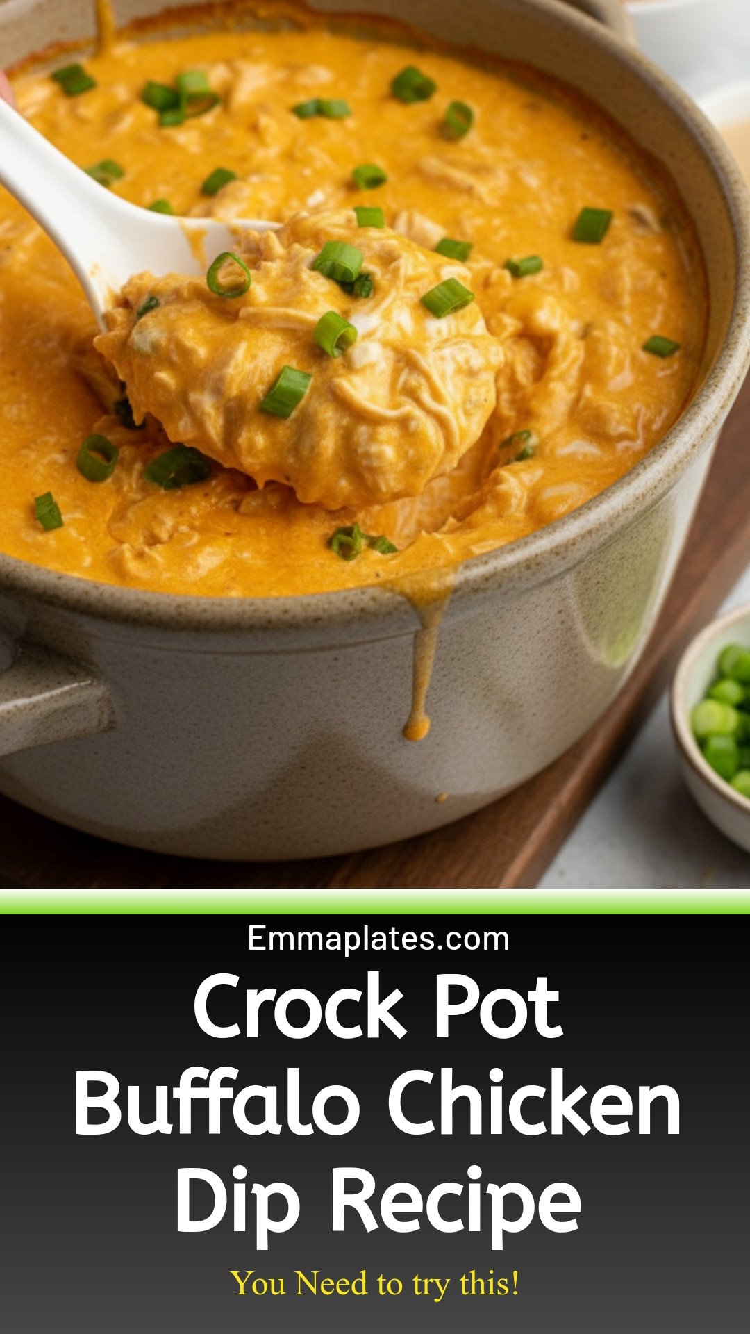 Crock Pot Buffalo Chicken Dip
